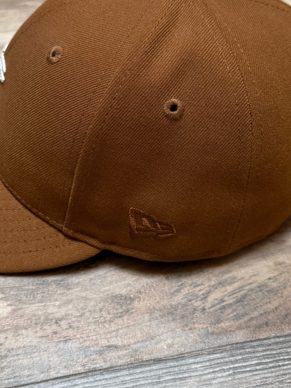 Kith & Kin x New Era &K Fitted Hat Brown Size 7 3/8 Made in USA Collection - Picture 2 of 5